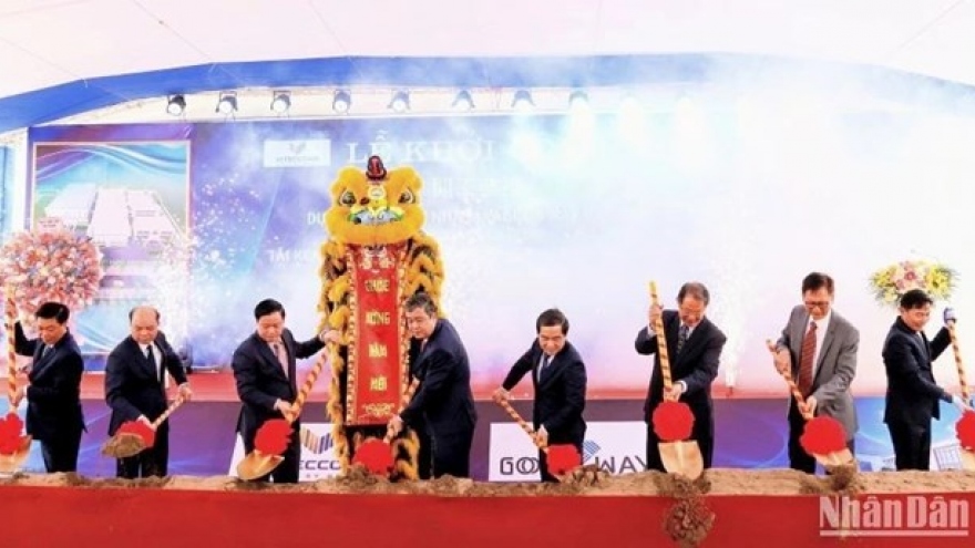 Taiwanese firm breaks ground on US$45 mln computer plant in Thai Binh