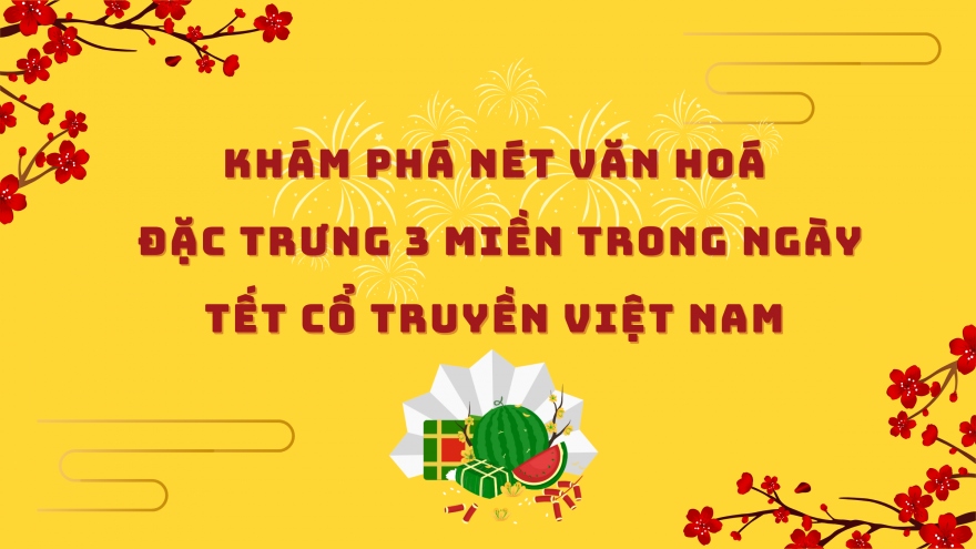 Khám phá văn hoá đặc trưng 3 miền trong ngày Tết cổ truyền