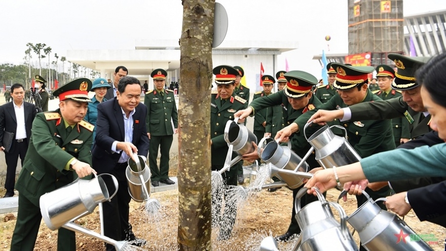 Đại tướng Phan Văn Giang chủ trì lễ phát động Tết trồng cây
