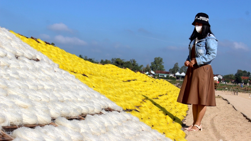 Vermicelli village in Binh Dinh busy ahead of Lunar New Year