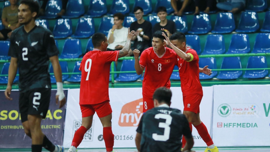 ĐT Futsal Việt Nam đánh rơi chiến thắng trước New Zealand