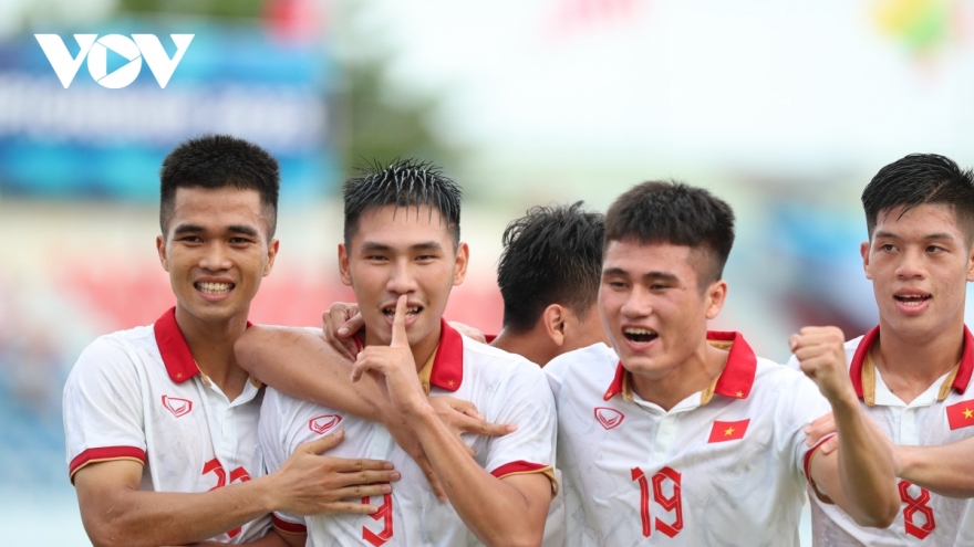 U23 Việt Nam thắng sít sao U23 Tajikistan nhờ ''siêu phẩm'' đá phạt