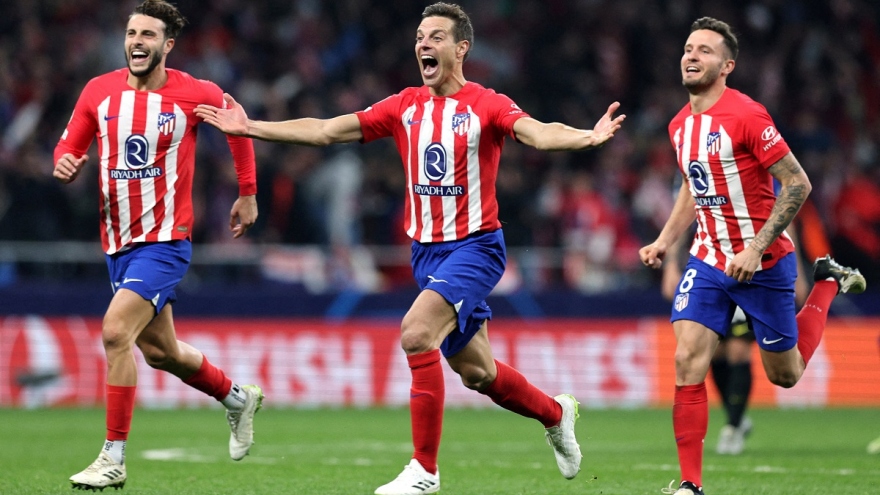 Kết quả Cúp C1 châu Âu hôm nay 14/3: Atletico giành chiến thắng ngoạn mục