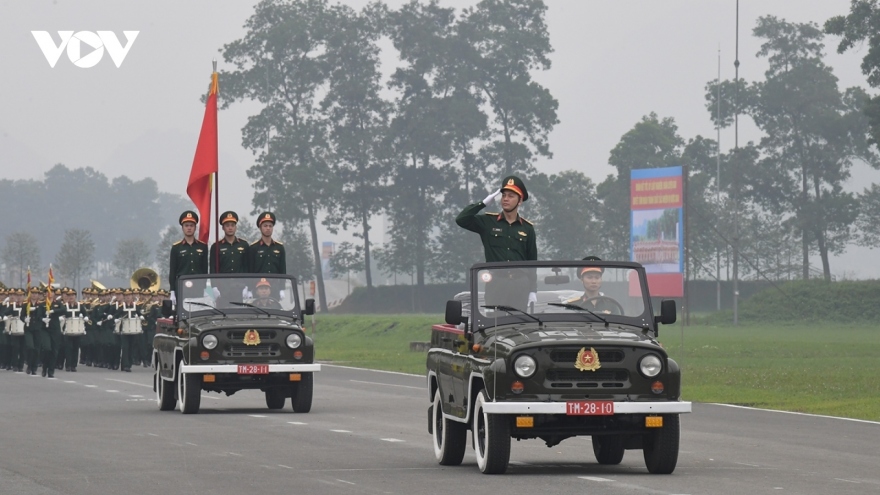 Rehearsal for military parade to mark 70th anniversary of Dien Bien Phu Victory