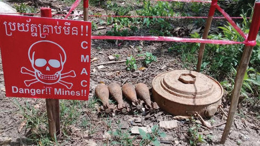 Campuchia ủng hộ thúc đẩy khu vực Thái Bình Dương không còn bom mìn