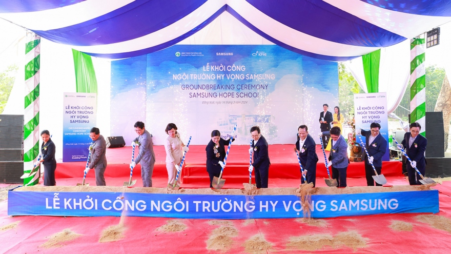 Samsung Việt Nam khởi công xây dựng Ngôi trường hy vọng tại Bình Phước