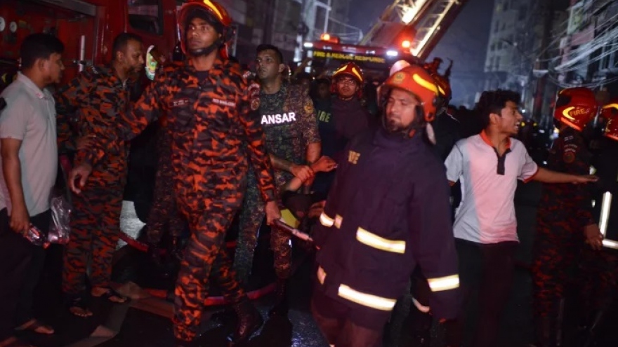 Cháy lớn ở thủ đô Dhaka của Bangladesh, 43 người chết