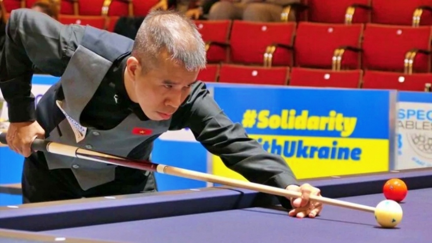 Vietnamese cueists compete at Asian Carom Champs in RoK