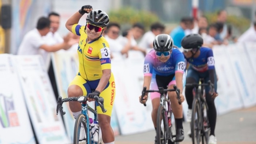 Thai female cyclist wins first stage of Biwase Cup in Vietnam