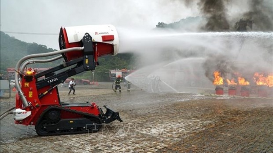 Vietnam, Laos, Cambodia hold joint firefighting, search, rescue exercise