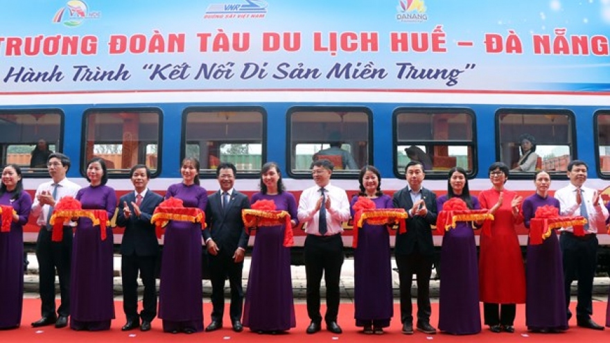 Heritage train route launched to connect Hue, Da Nang