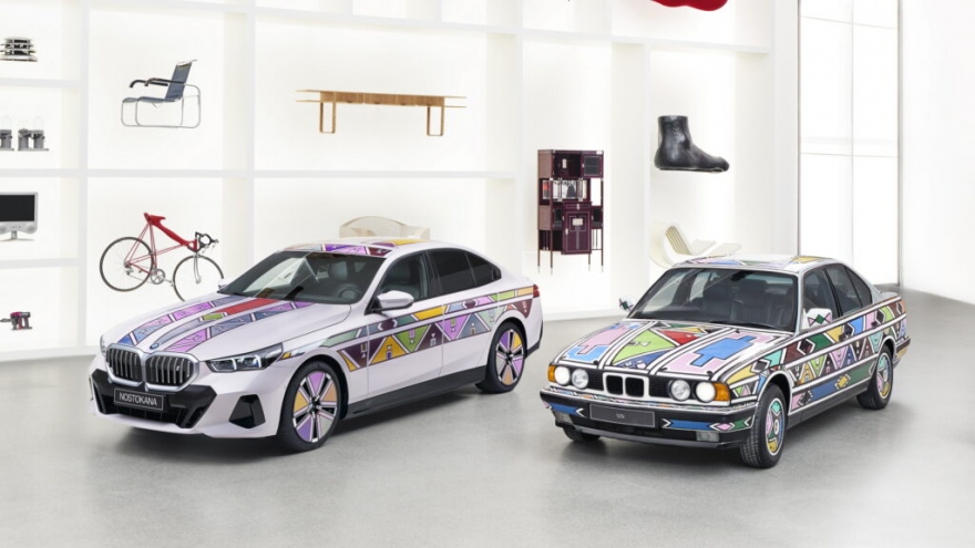 BMW phát triển công nghệ đổi màu trên chiếc xe nghệ thuật i5