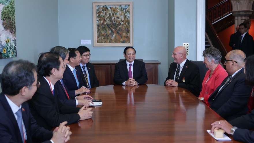 Thủ tướng Phạm Minh Chính tiếp Chủ tịch Hội Hữu nghị New Zealand - Việt Nam