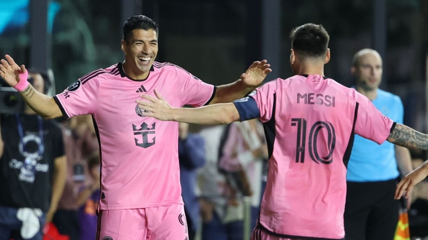 Messi và Suarez lập công, Inter Miami vào tứ kết CONCACAF Champions Cup