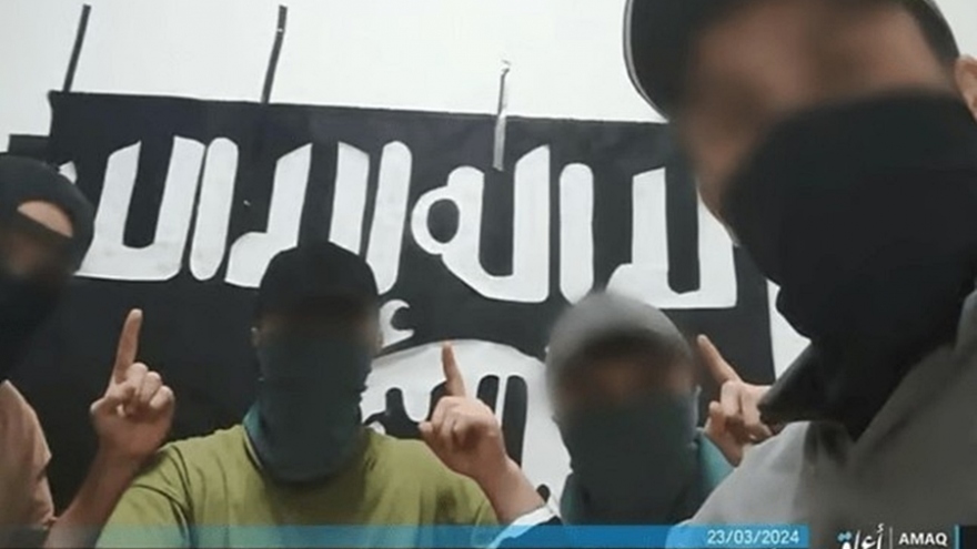 Vụ tấn công tại Moscow: IS công bố hình ảnh những kẻ thực hiện vụ xả súng