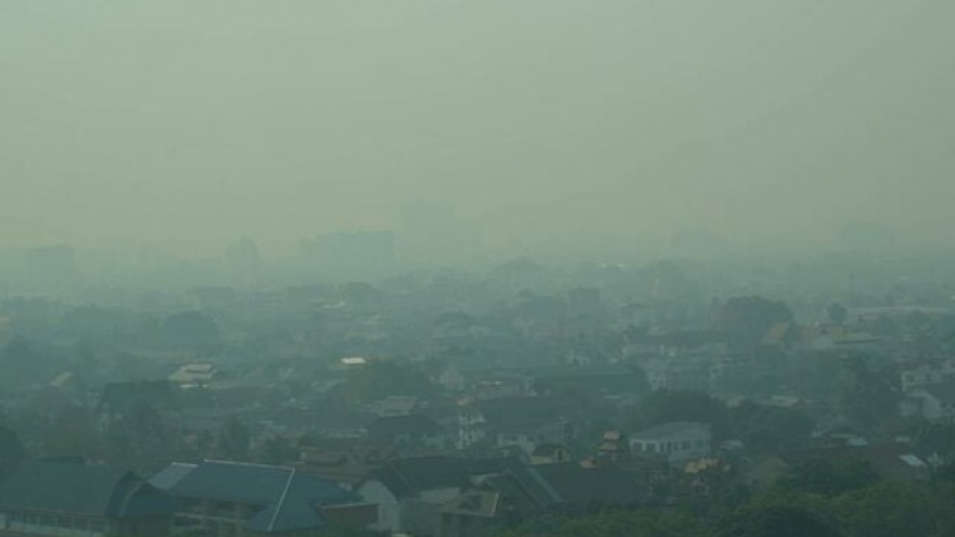 Cháy rừng khiến Chiangmai (Thái Lan) chìm trong khói bụi ô nhiễm