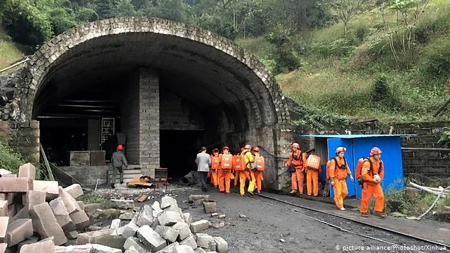 Sập hầm mỏ ở Trung Quốc, 2 người thiệt mạng
