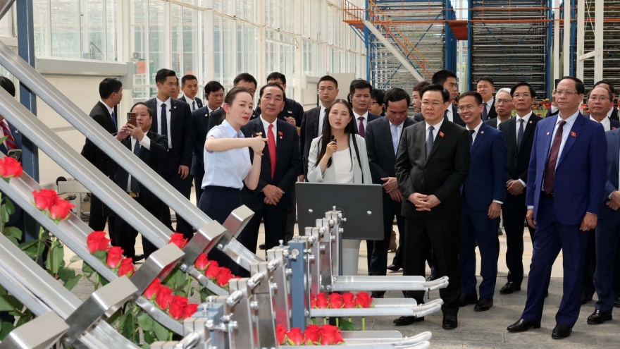 Chủ tịch Quốc hội thăm mô hình kinh tế tiêu biểu của tỉnh Vân Nam, Trung Quốc