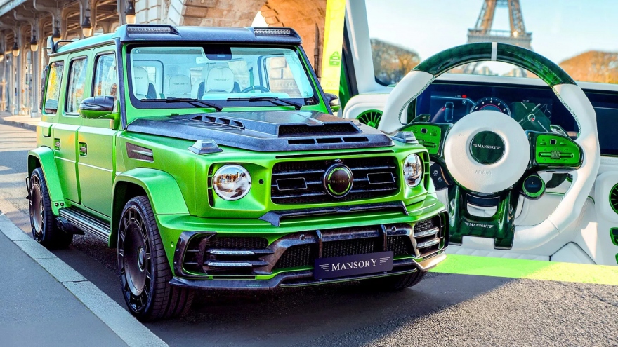 Cận cảnh Mercedes-AMG G63 Gone Wild Edition bản độ Mansory