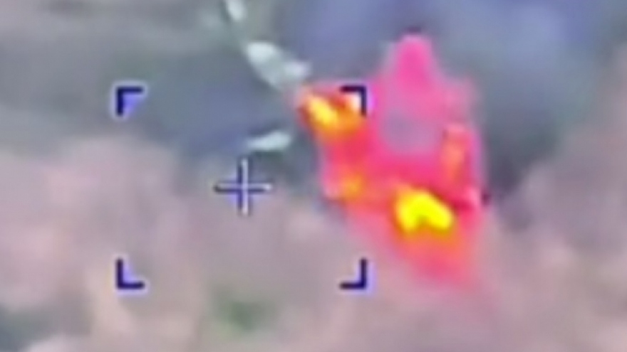 Nga tung video bắn cháy trực thăng Mi-35 của Ukraine tại Bakhmut