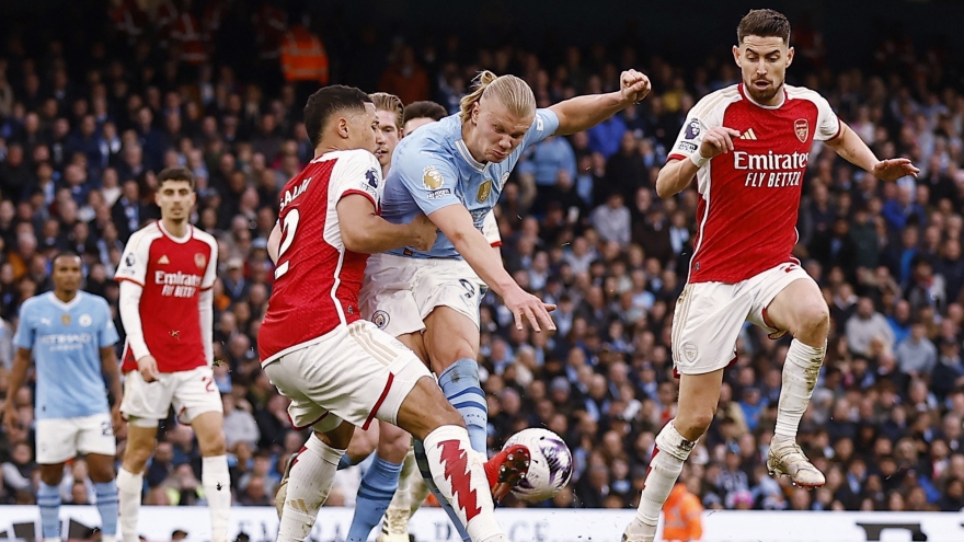 Man City và Arsenal cầm chân nhau trong cuộc đua vô địch Ngoại hạng Anh