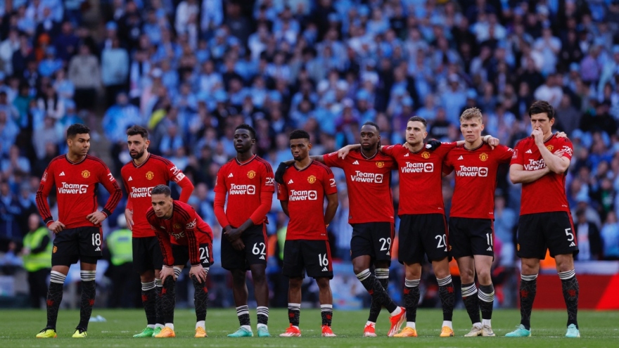 Bán kết FA Cup: Dẫn 3 bàn, MU vẫn chỉ vượt qua Coventry trên chấm luân lưu 11m