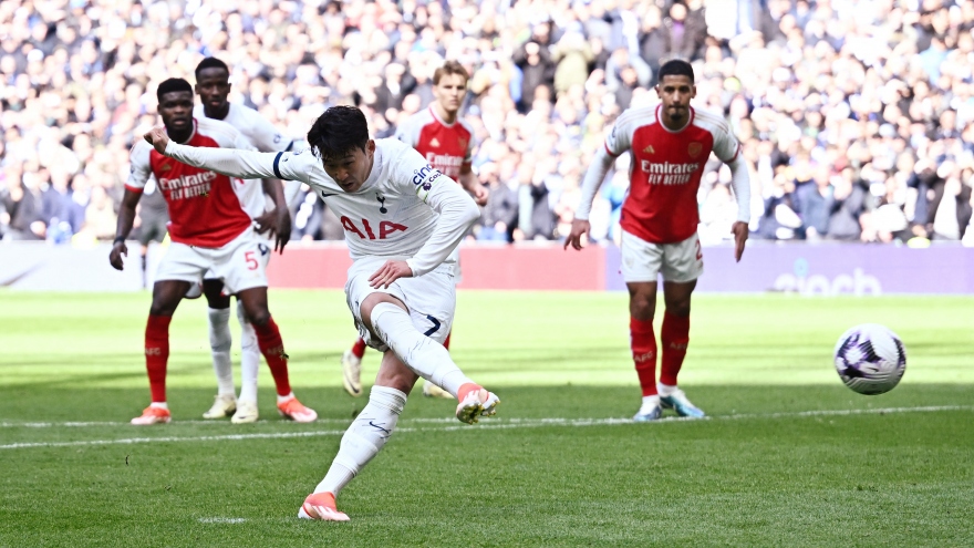 TRỰC TIẾP Tottenham 2-3 Arsenal: Son Heung Min ghi bàn từ chấm phạt đền