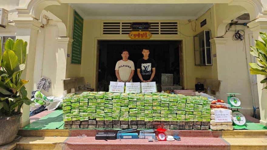 Campuchia bắt giữ hơn 4.000 người, thu giữ gần 2 tấn ma túy