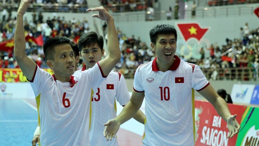 Trực tiếp ĐT Futsal Việt Nam 0-0 ĐT Futsal Myanmar: Nỗ lực ép sân