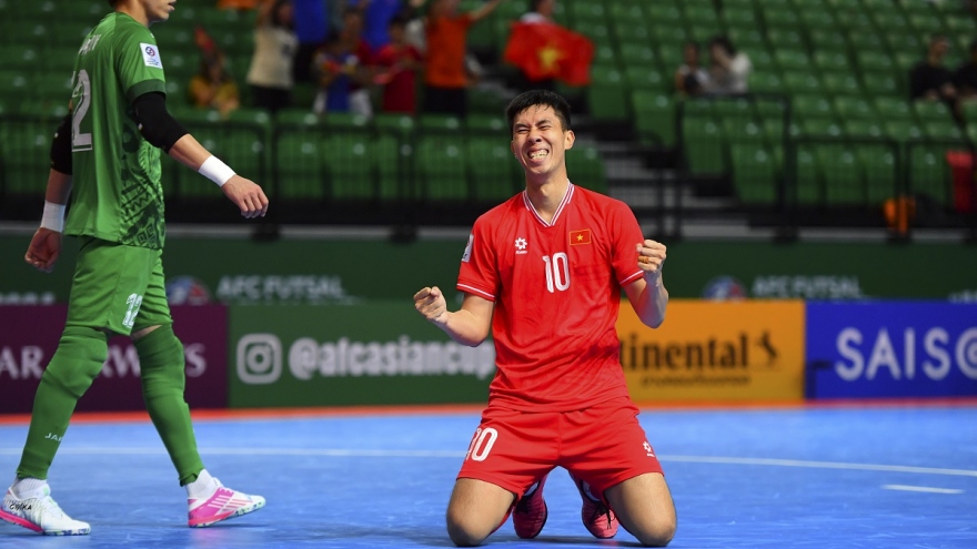 Trực tiếp ĐT Futsal Việt Nam 1-0 ĐT Futsal Uzbekistan: Thịnh Phát ghi bàn