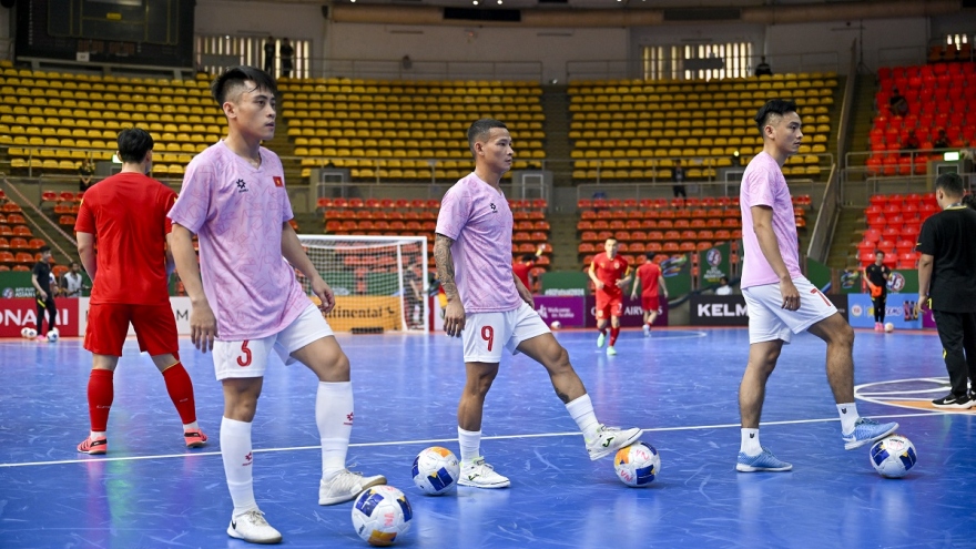 Trực tiếp ĐT Futsal Việt Nam 0-0 ĐT Futsal Trung Quốc: Dồn ép liên tục