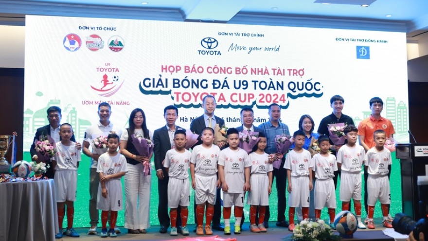 U9 national football tournament Toyota Cup 2024 attracts 32 teams