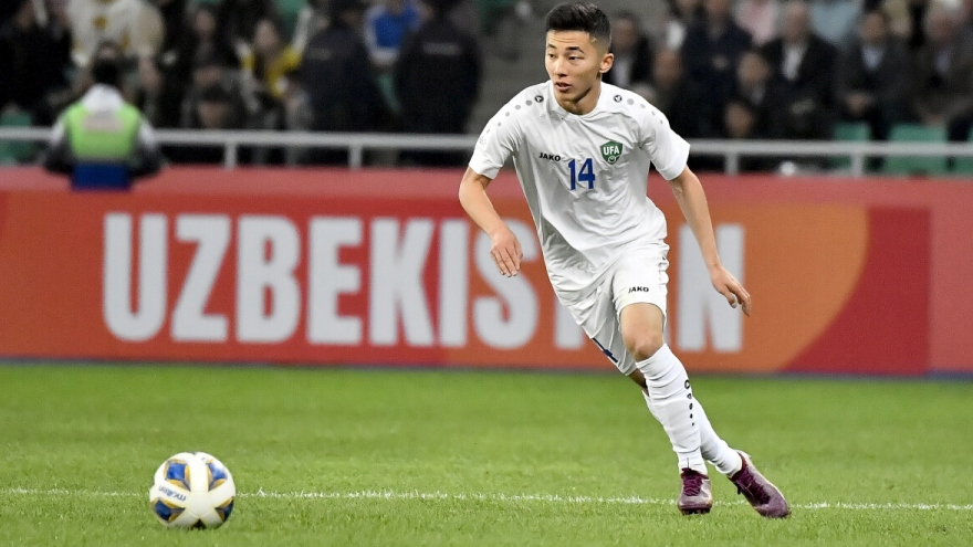 U23 Uzbekistan vắng ngôi sao hàng đầu khi gặp U23 Việt Nam