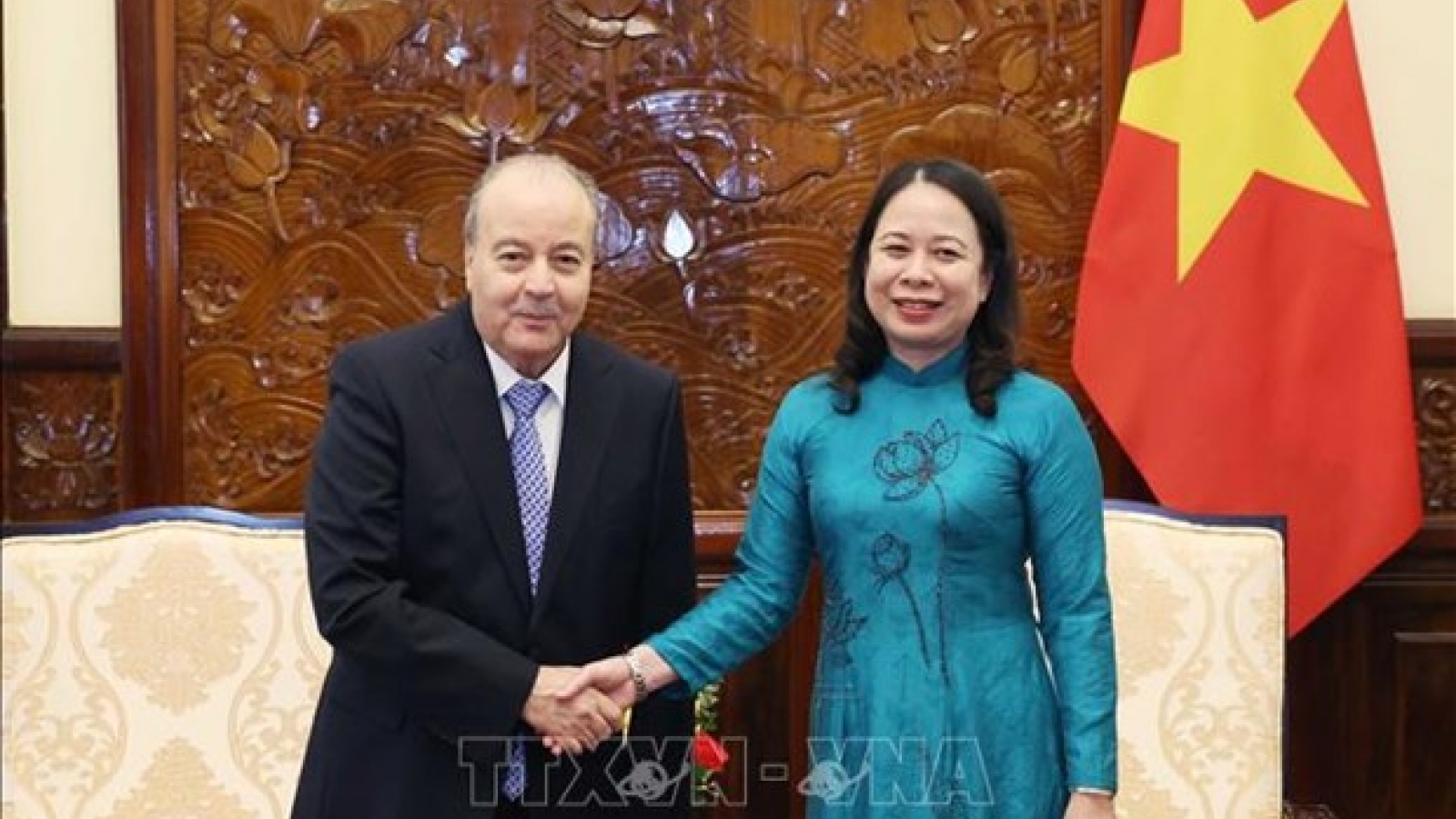 Acting President commends outgoing Algerian Ambassador’s tenure