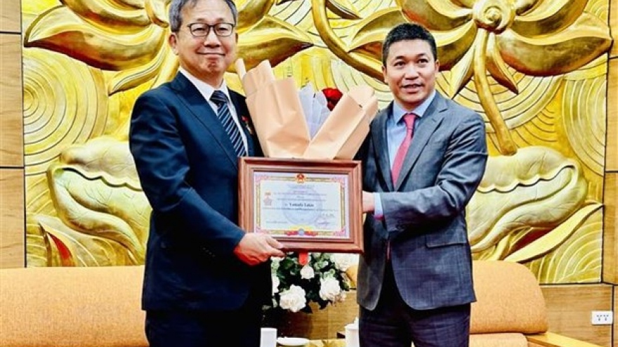 Japanese Ambassador honoured with friendship insignia