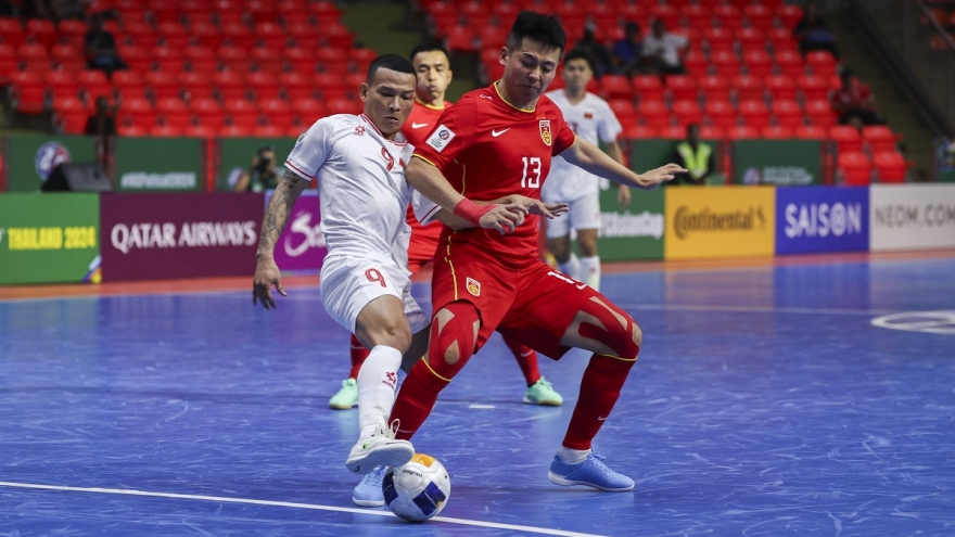 Trực tiếp ĐT Futsal Việt Nam 0-0 ĐT Futsal Trung Quốc: Dồn ép liên tục