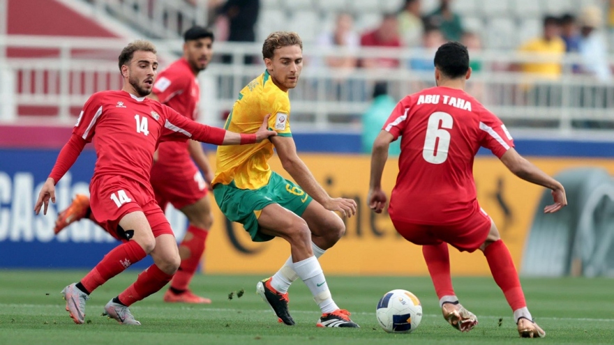 Highlights U23 Australia - U23 Jordan: "Địa chấn'' đầu tiên ở U23 châu Á 2024