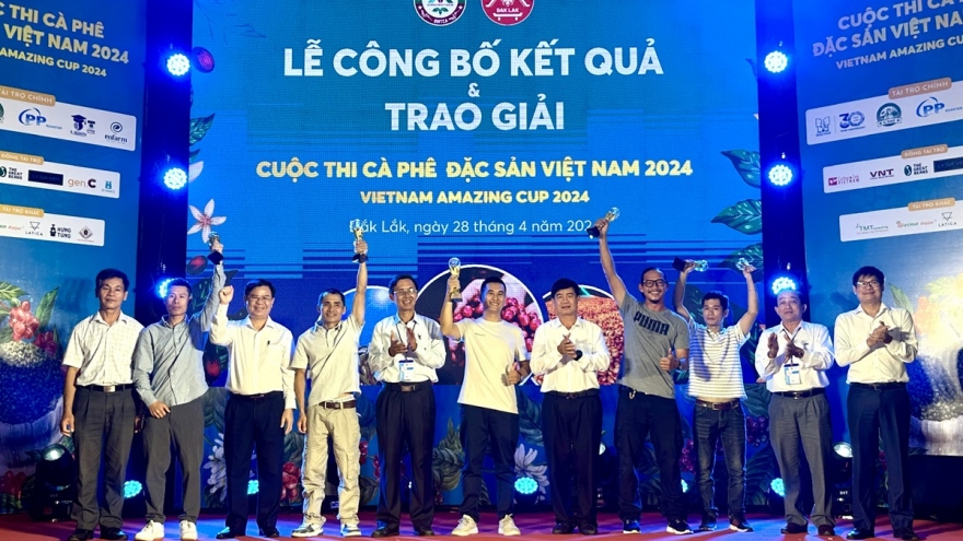 Trao giải cà phê đặc sản Việt Nam 2024