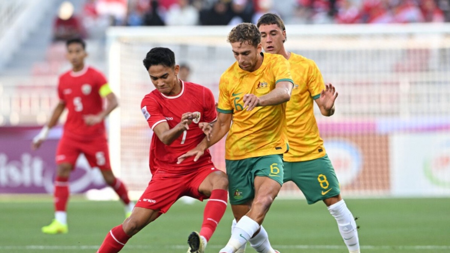 Trực tiếp U23 Indonesia 1-0 U23 Australia: Áp lực khủng khiếp
