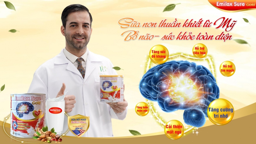 Emilax Sure – Sữa hạt bổ não, dinh dưỡng toàn diện cho người lớn tuổi