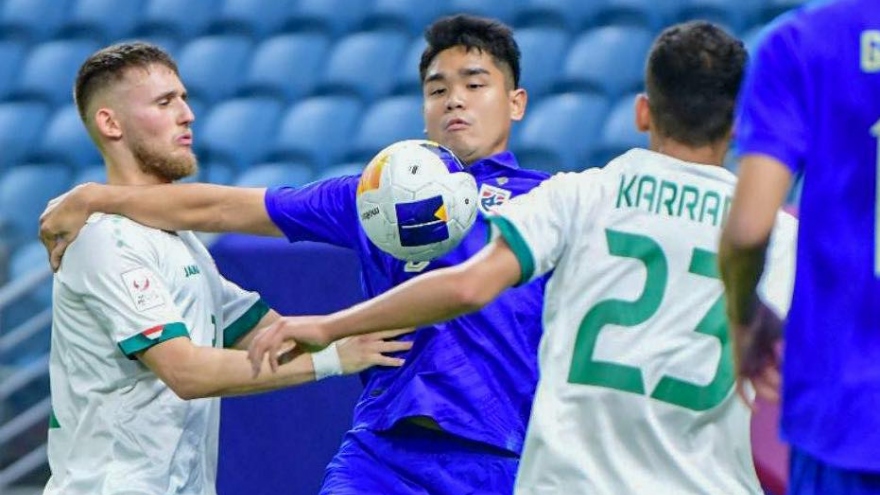 TRỰC TIẾP U23 Iraq 0-1 U23 Thái Lan: Bàn thắng đẹp mắt