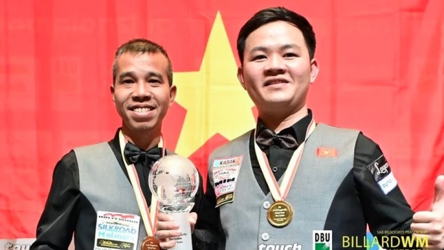 Vietnam moves up in Three-Cushion Carom Billiards World Rankings