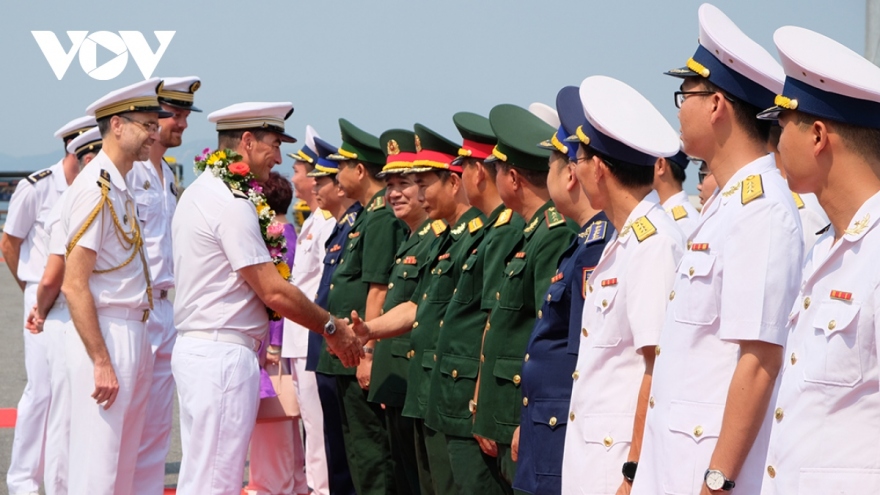 French frigate Vendemiaire visits Da Nang