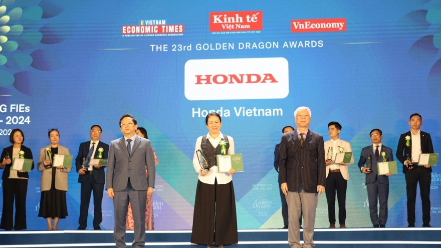 Honda Việt Nam vinh dự nhận giải thưởng Rồng Vàng năm 2024