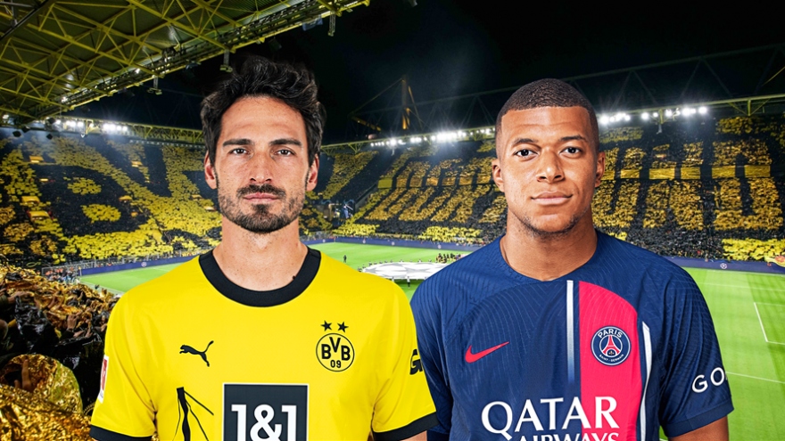 TRỰC TIẾP Dortmund - PSG: Bán kết Cúp C1 châu Âu 2023/2024