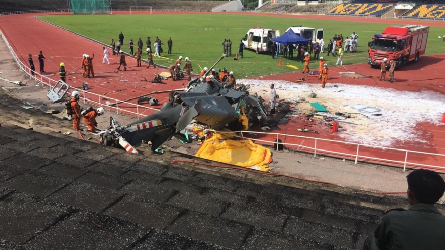Malaysia lập ủy ban đặc biệt điều tra vụ tai nạn trực thăng khiến 10 người chết