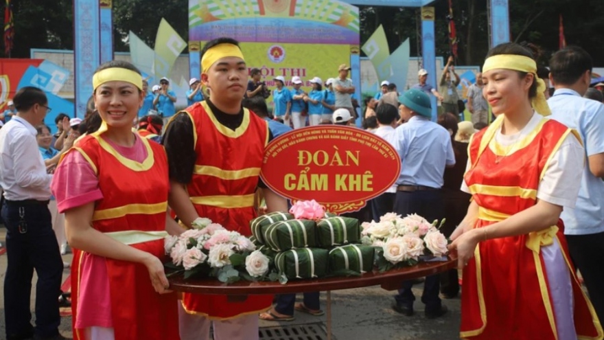 Traditional cake making contest commemorates Hung Kings - nation’s founders