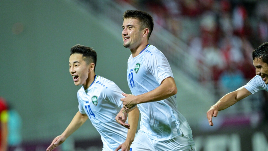Thắng kịch tính U23 Indonesia, U23 Uzbekistan vào chung kết U23 châu Á 2024