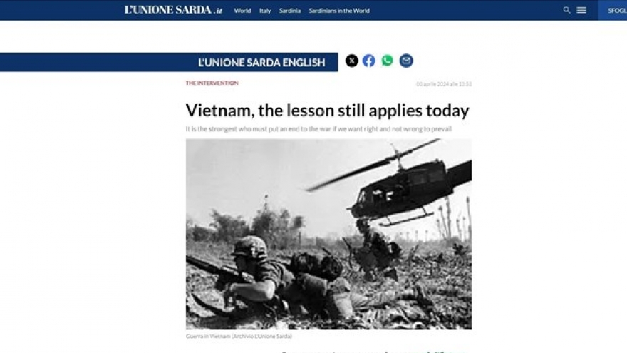 Italian journal honours Dien Bien Phu Victory