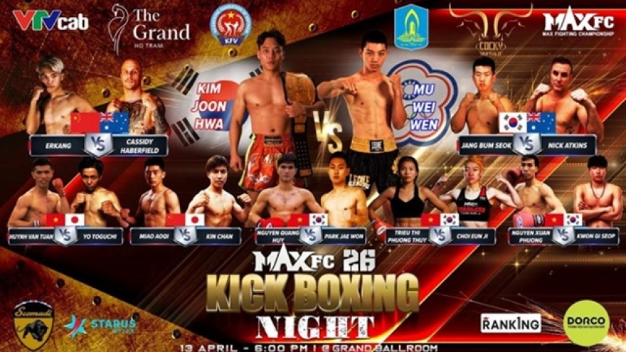 Ba Ria-Vung Tau to host Kickboxing Max Fighting Championship